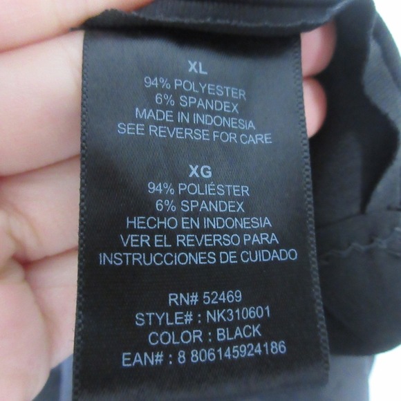 Norma Kamali Sleeveless Wrap Dress XL Black Twist Front Stretch Designer 520 - Picture 3 of 12